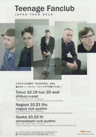 Teenage Fanclub JAPAN TOUR 2010